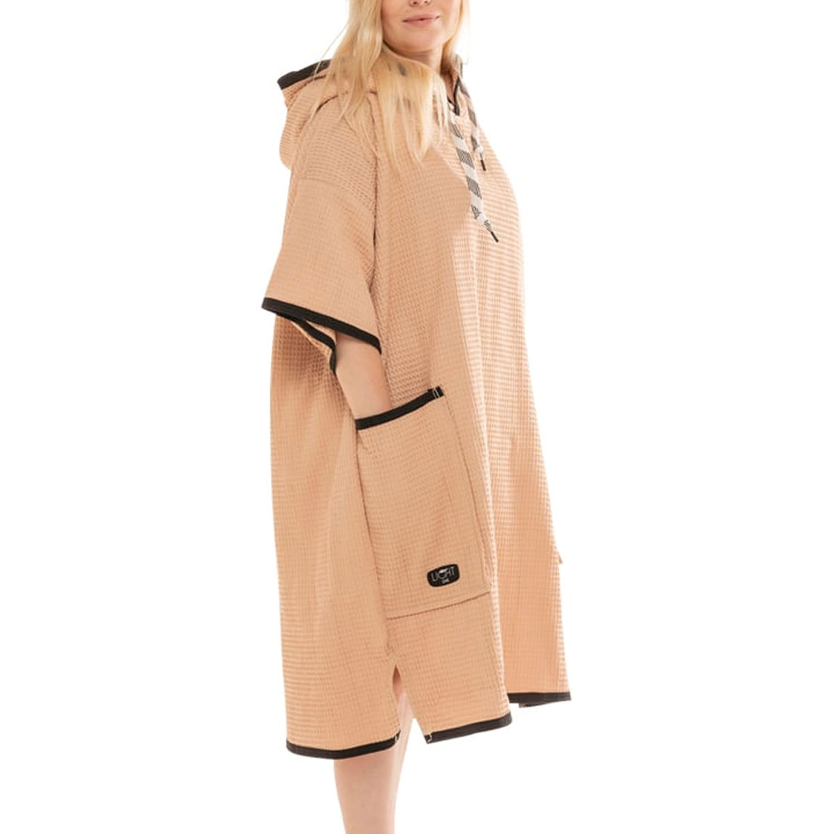 ALL IN - WAFFLE PONCHO