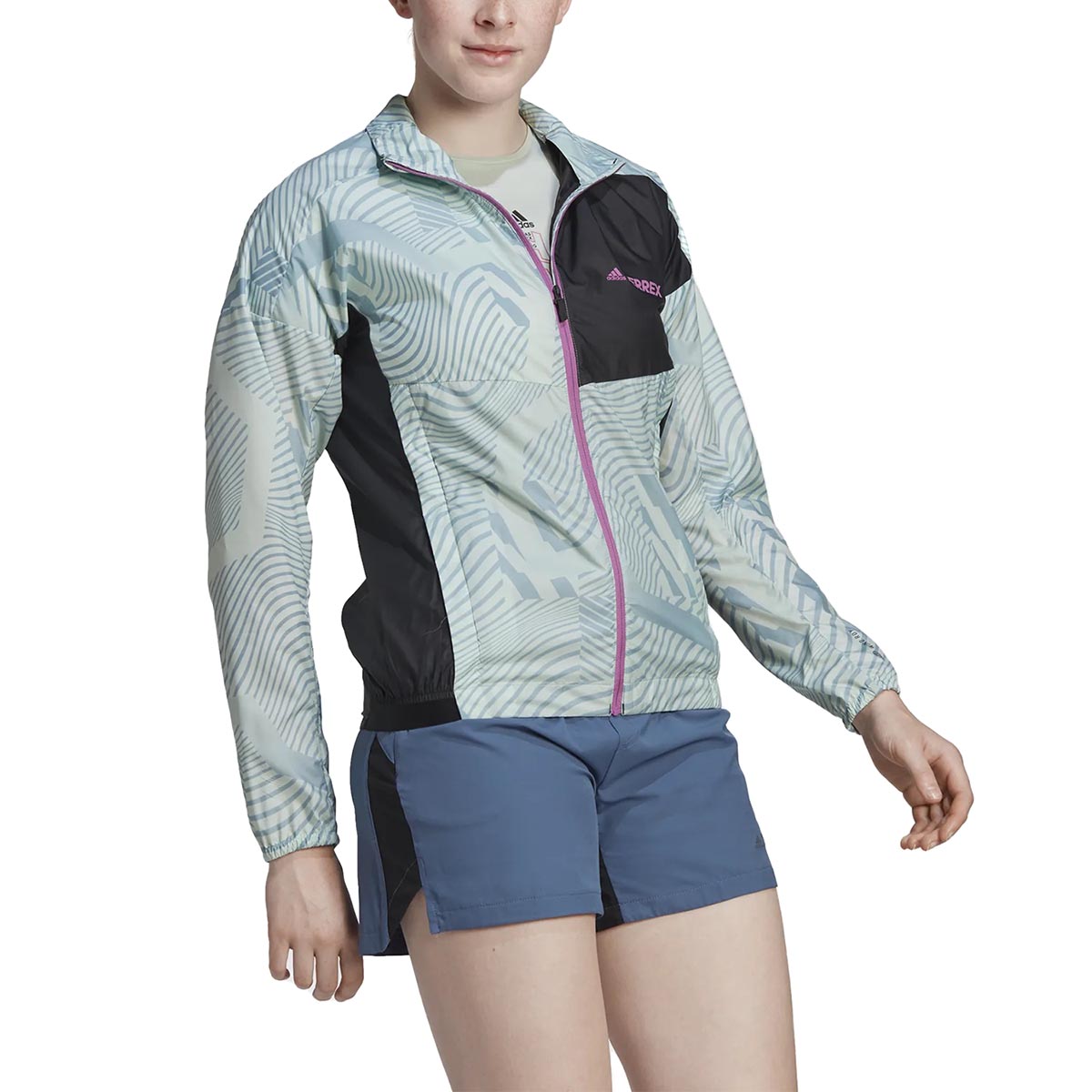 ADIDAS - TERREX TRAIL RUNNING PRINTED WIND JACKET