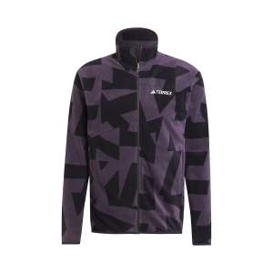 ADIDAS TERREX - TERREX MULTI PRINTED FULL-ZIP FLEECE JACKET