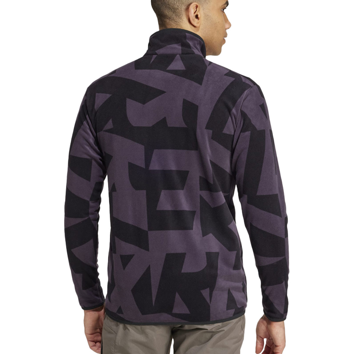 ADIDAS TERREX - TERREX MULTI PRINTED FULL-ZIP FLEECE JACKET