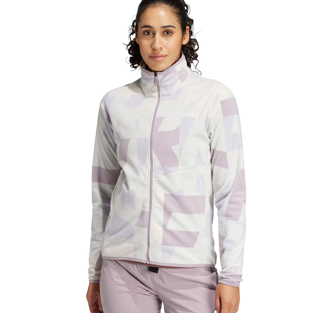 ADIDAS TERREX - TERREX MULTI PRINTED FULL ZIP FLEECE JACKET