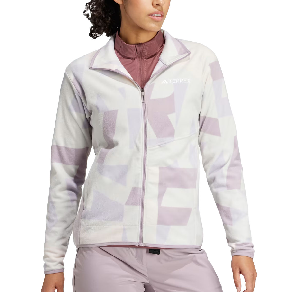 ADIDAS TERREX - TERREX MULTI PRINTED FULL ZIP FLEECE JACKET
