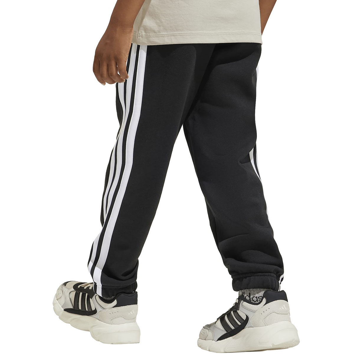 ADIDAS - LITTLE KIDS 3 STRIPES FLEECE PANT ADIDAS - LITTLE KIDS 3 STRIPES FLEECE PANT