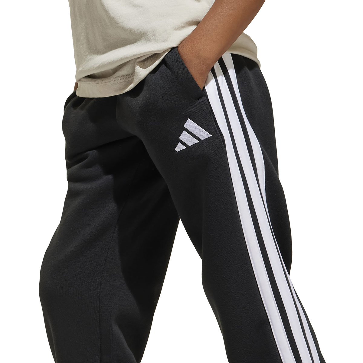 ADIDAS - LITTLE KIDS 3 STRIPES FLEECE PANT ADIDAS - LITTLE KIDS 3 STRIPES FLEECE PANT