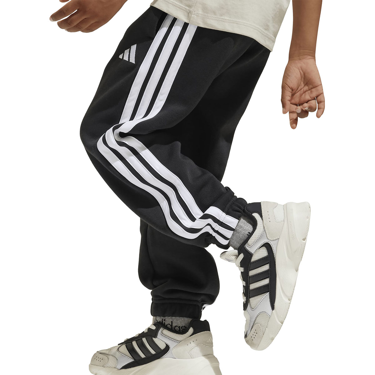 ADIDAS - LITTLE KIDS 3 STRIPES FLEECE PANT ADIDAS - LITTLE KIDS 3 STRIPES FLEECE PANT