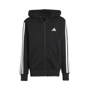ADIDAS - 3 STRIPES FLEECE FULL ZIP HOODIE