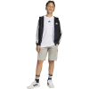 ADIDAS - 3 STRIPES FLEECE FULL ZIP HOODIE