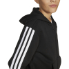 ADIDAS - 3 STRIPES FLEECE FULL ZIP HOODIE
