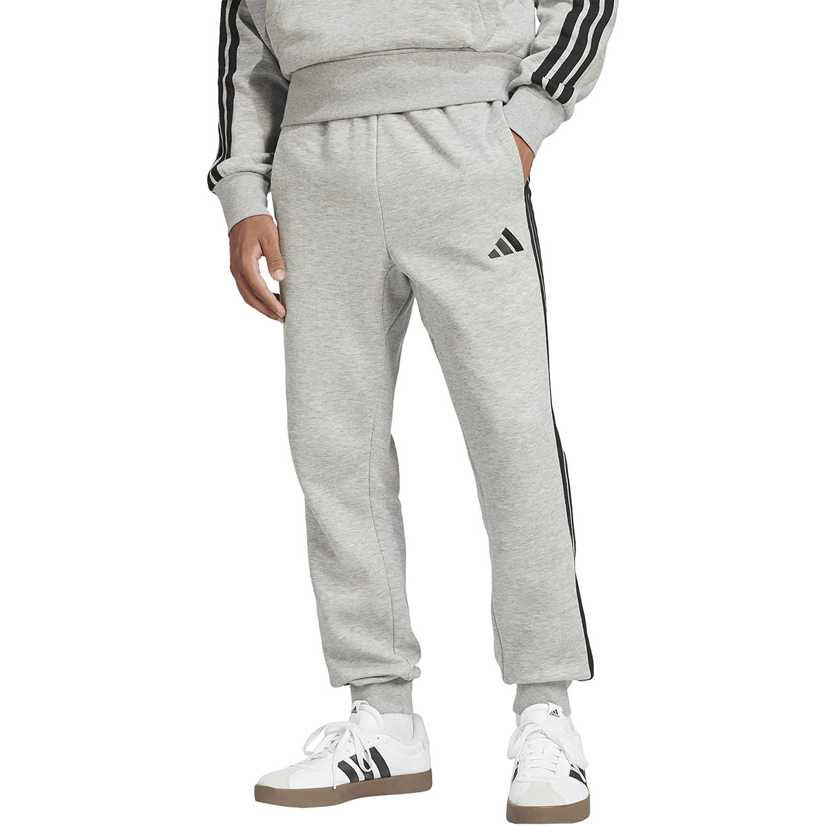 ADIDAS - 3 STRIPES FLEECE TAPERED CUFF PANTS