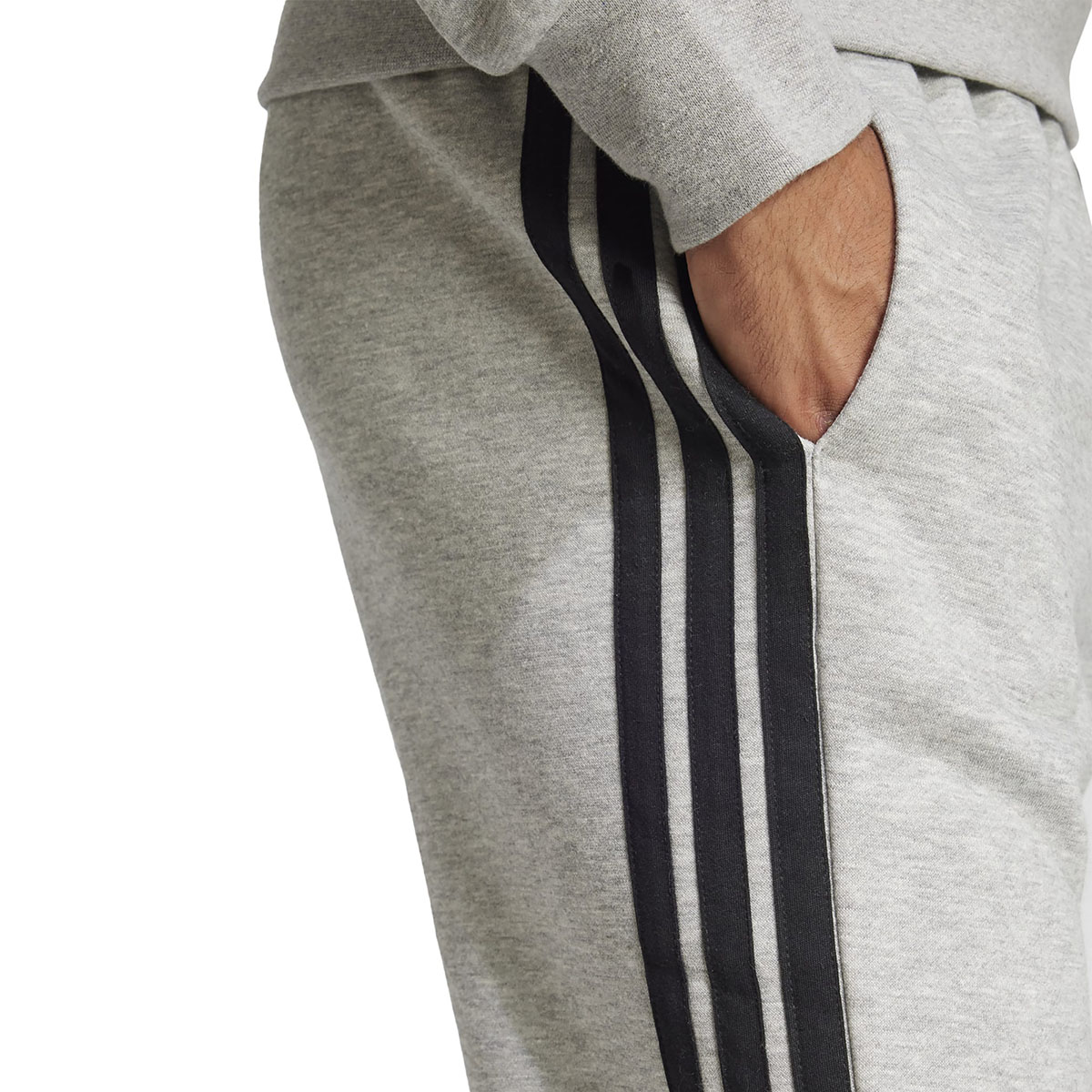 ADIDAS - 3 STRIPES FLEECE TAPERED CUFF PANTS