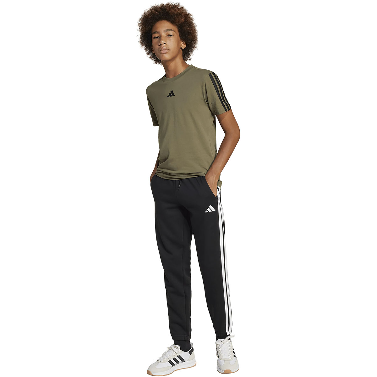 ADIDAS - 3 STRIPES FLEECE PANT