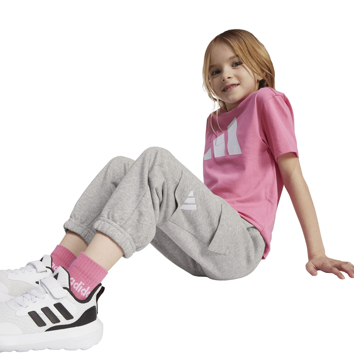 ADIDAS - LITTLE KIDS SLIM FIT CARGO PANTS