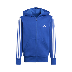 ADIDAS - 3 STRIPES FLEECE FULL ZIP HOODIE ADIDAS - 3 STRIPES FLEECE FULL ZIP HOODIE