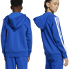 ADIDAS - 3 STRIPES FLEECE FULL ZIP HOODIE ADIDAS - 3 STRIPES FLEECE FULL ZIP HOODIE