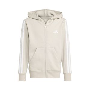 ADIDAS - 3 STRIPES FLEECE FULL ZIP HOODIE ADIDAS - 3 STRIPES FLEECE FULL ZIP HOODIE