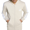 ADIDAS - 3 STRIPES FLEECE FULL ZIP HOODIE ADIDAS - 3 STRIPES FLEECE FULL ZIP HOODIE