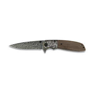 ALBAINOX - DAMASCUS POCKET KNIFE