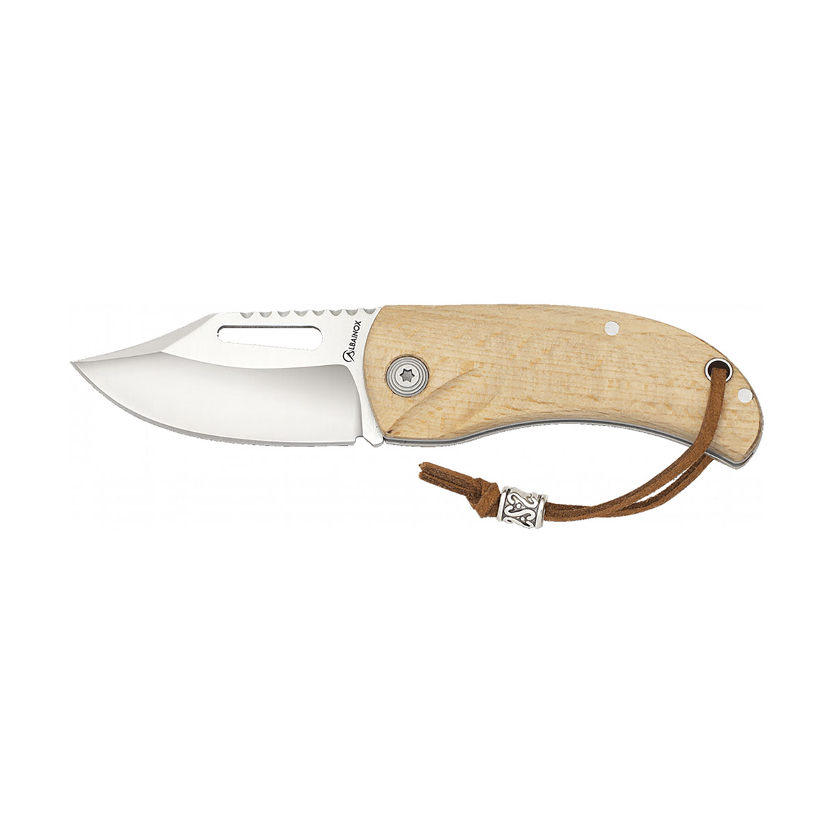 ALBAINOX - PENKNIFE NATURAL WOOD-PISTON