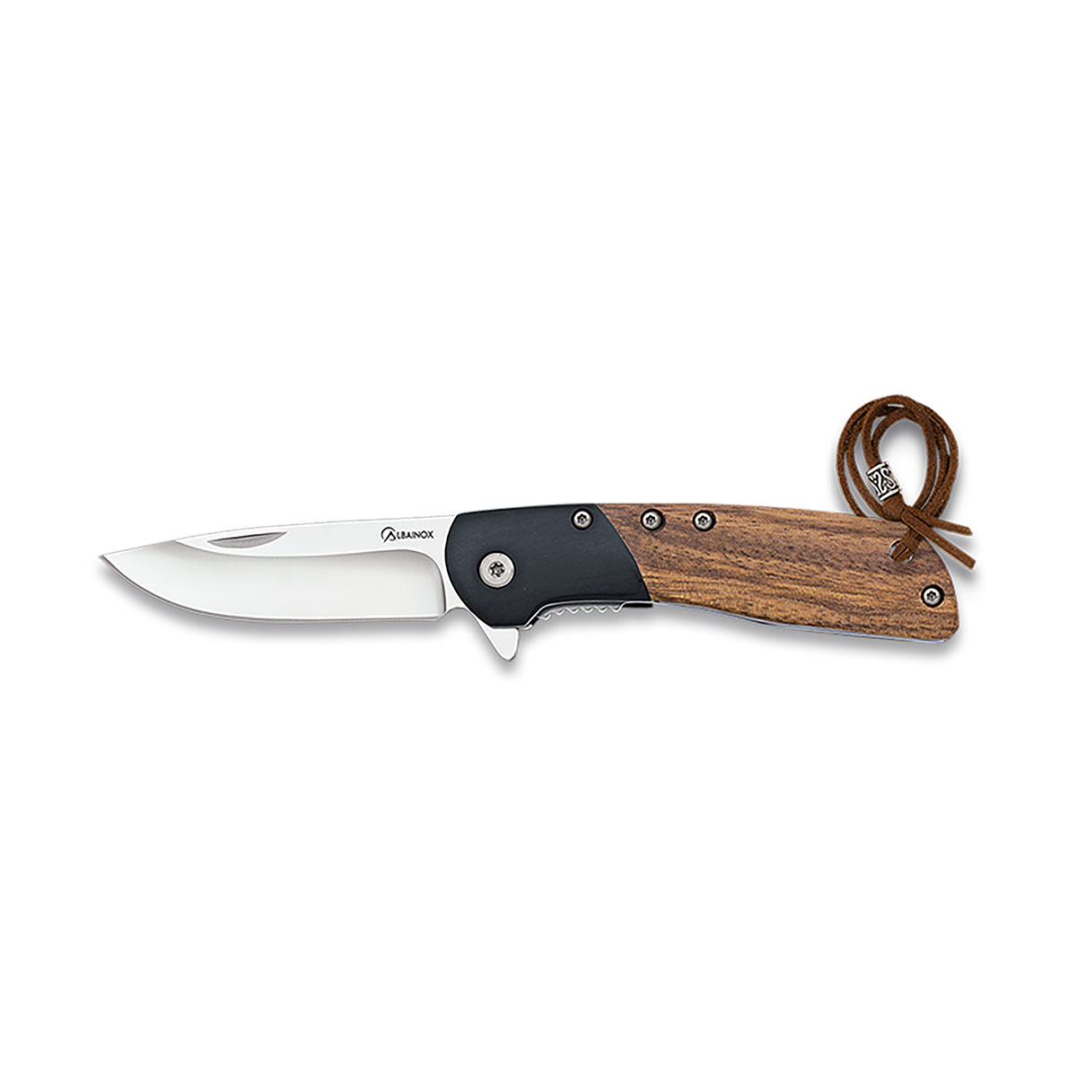 ALBAINOX - ZEBRA WOOD POCKET KNIFE