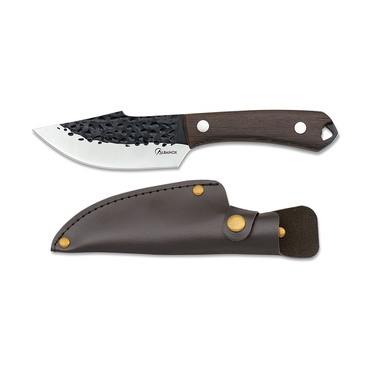 ALBAINOX - WENGE WOOD KNIFE BLADE 10.5 CM