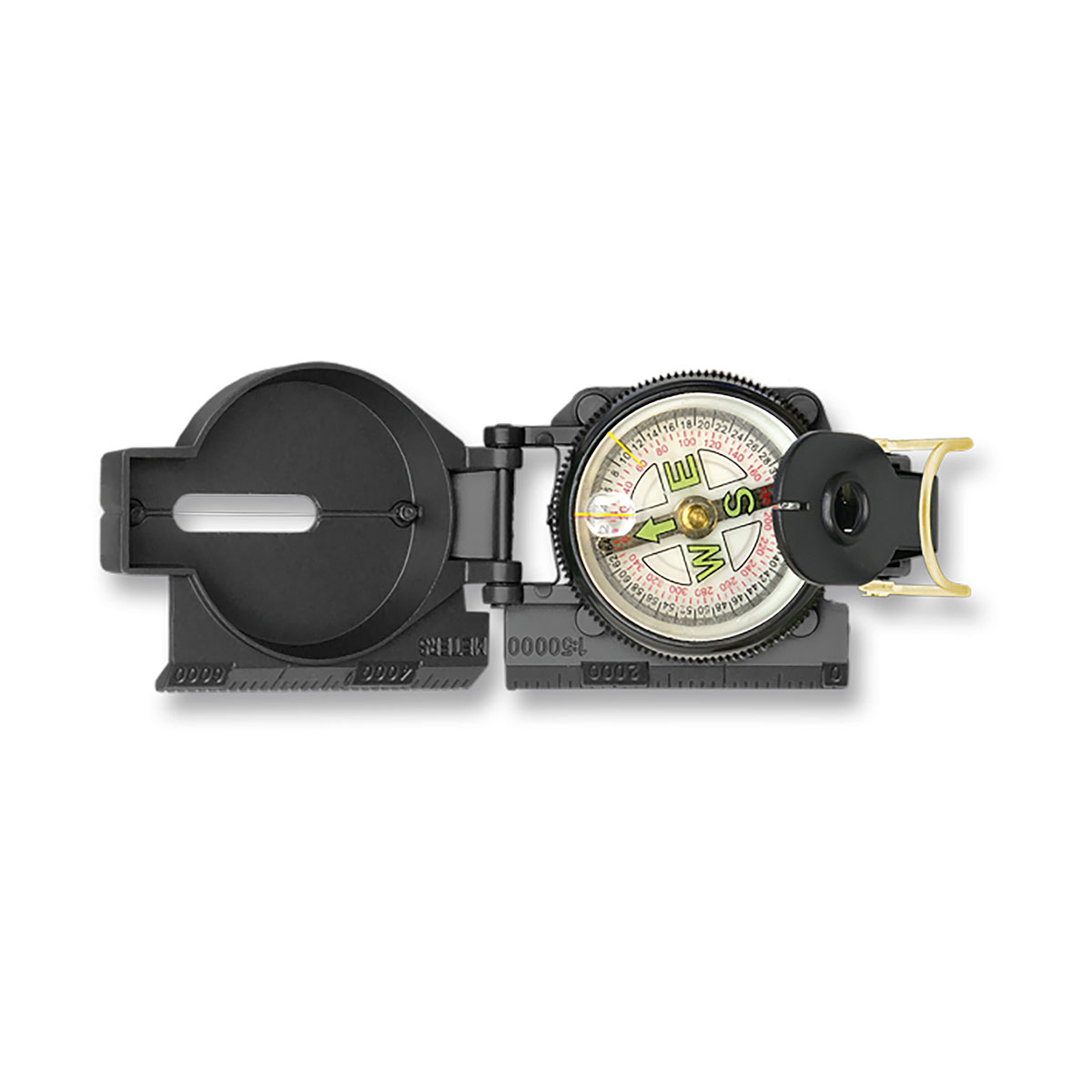 ALBAINOX - OIL FILLED MILITARY METAL COMPASS