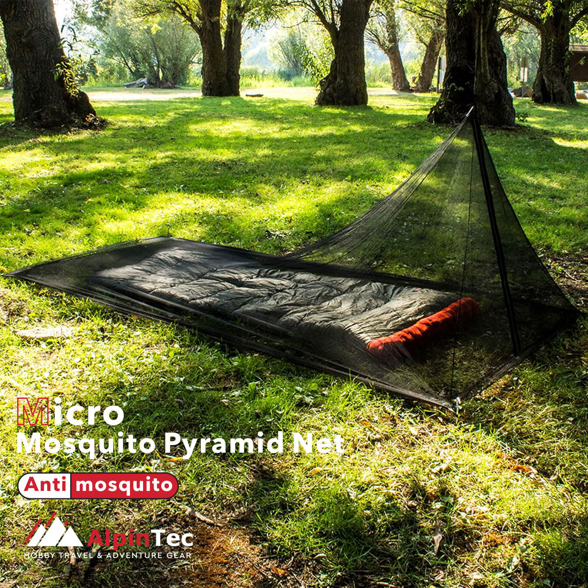 ALPINTEC - MICRO MOSQUITO PYRAMID NET (240 X 120 X 100 CM)