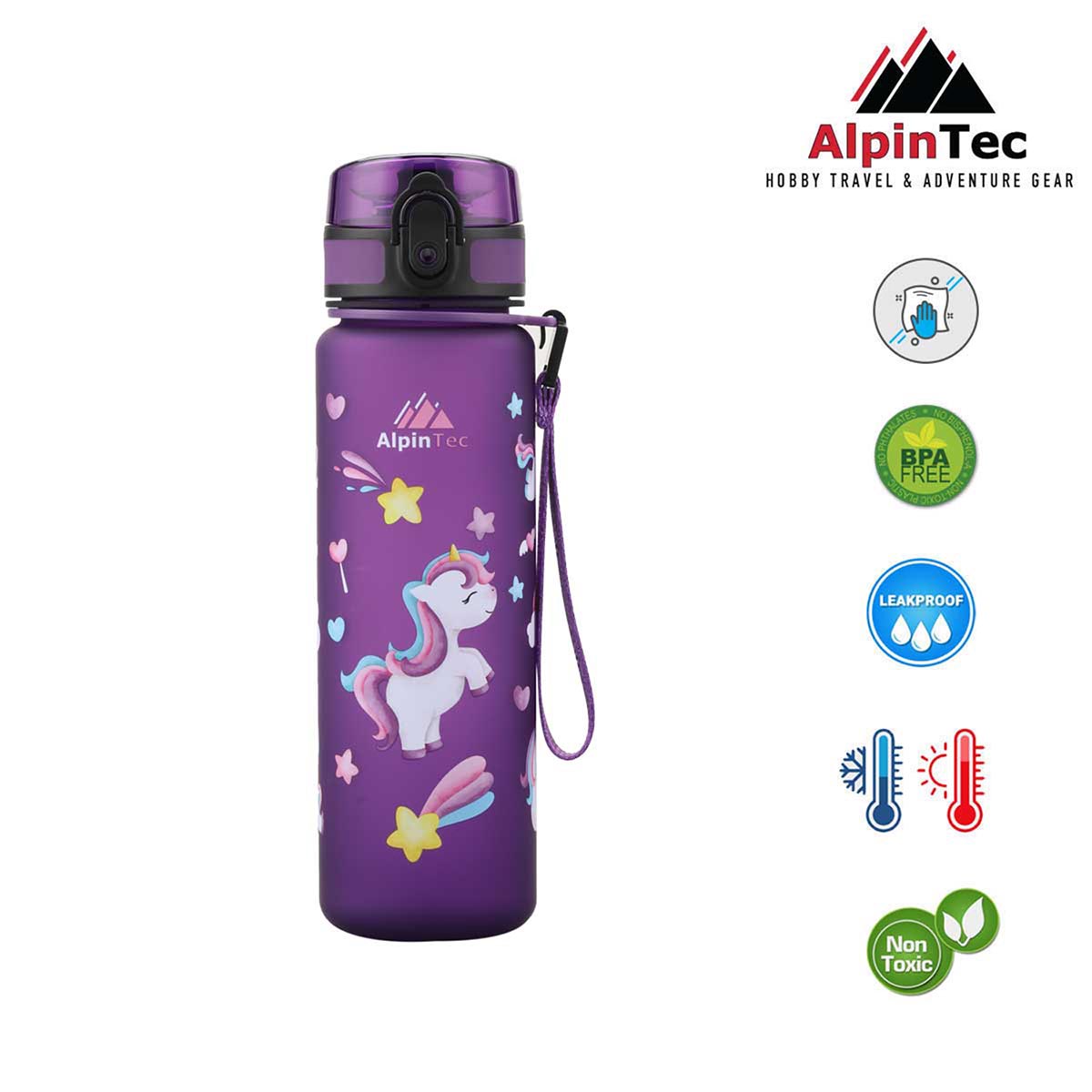 ALPINTEC - PURPLE UNICORN 500 ML KIDS