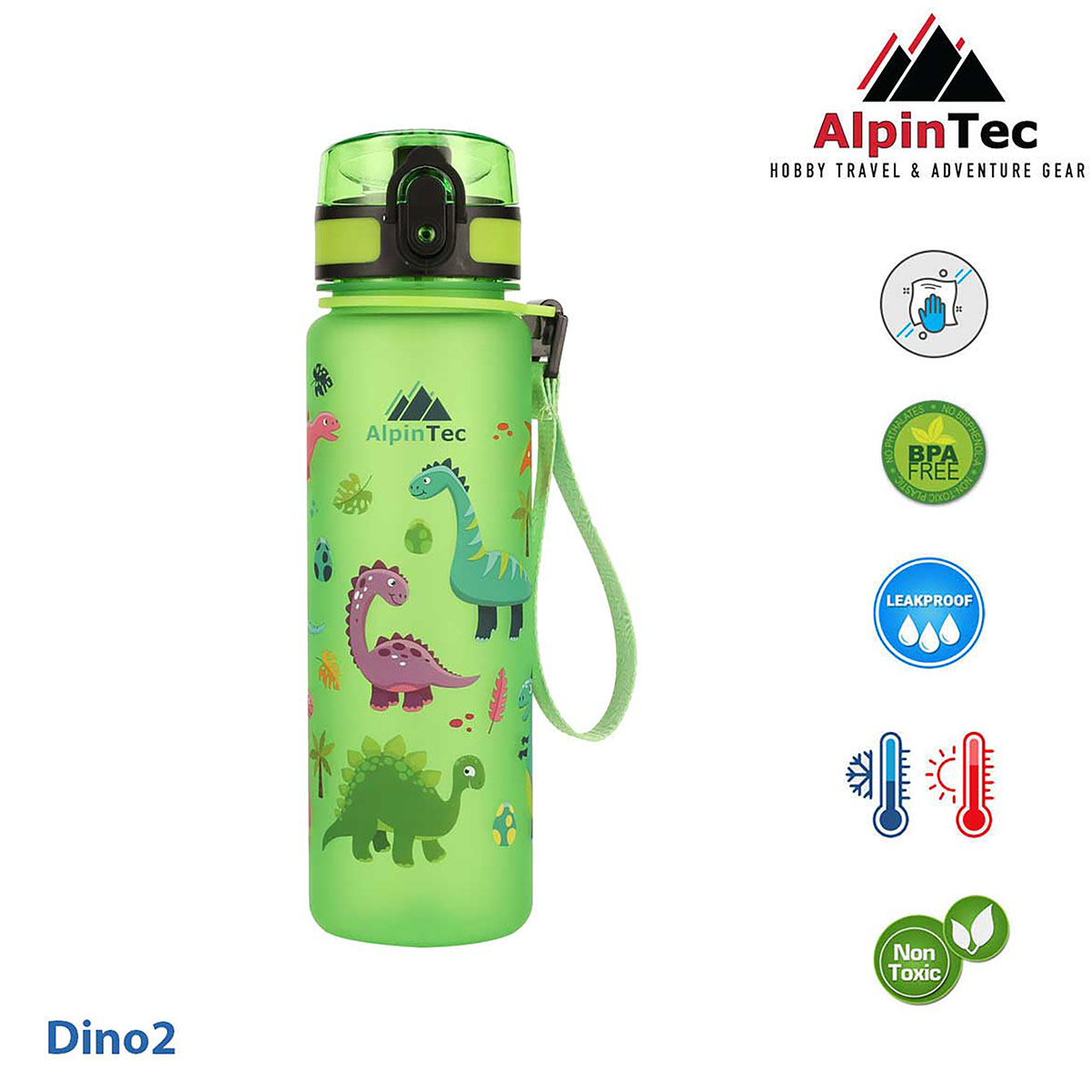 ALPINTEC - VITALITY GREEN DINO 500 ML KIDS