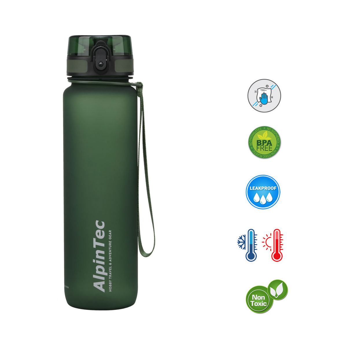 ALPINTEC - QUEST DEEP GREEN 1000 ML ALPINTEC - QUEST DEEP GREEN 1000 ML