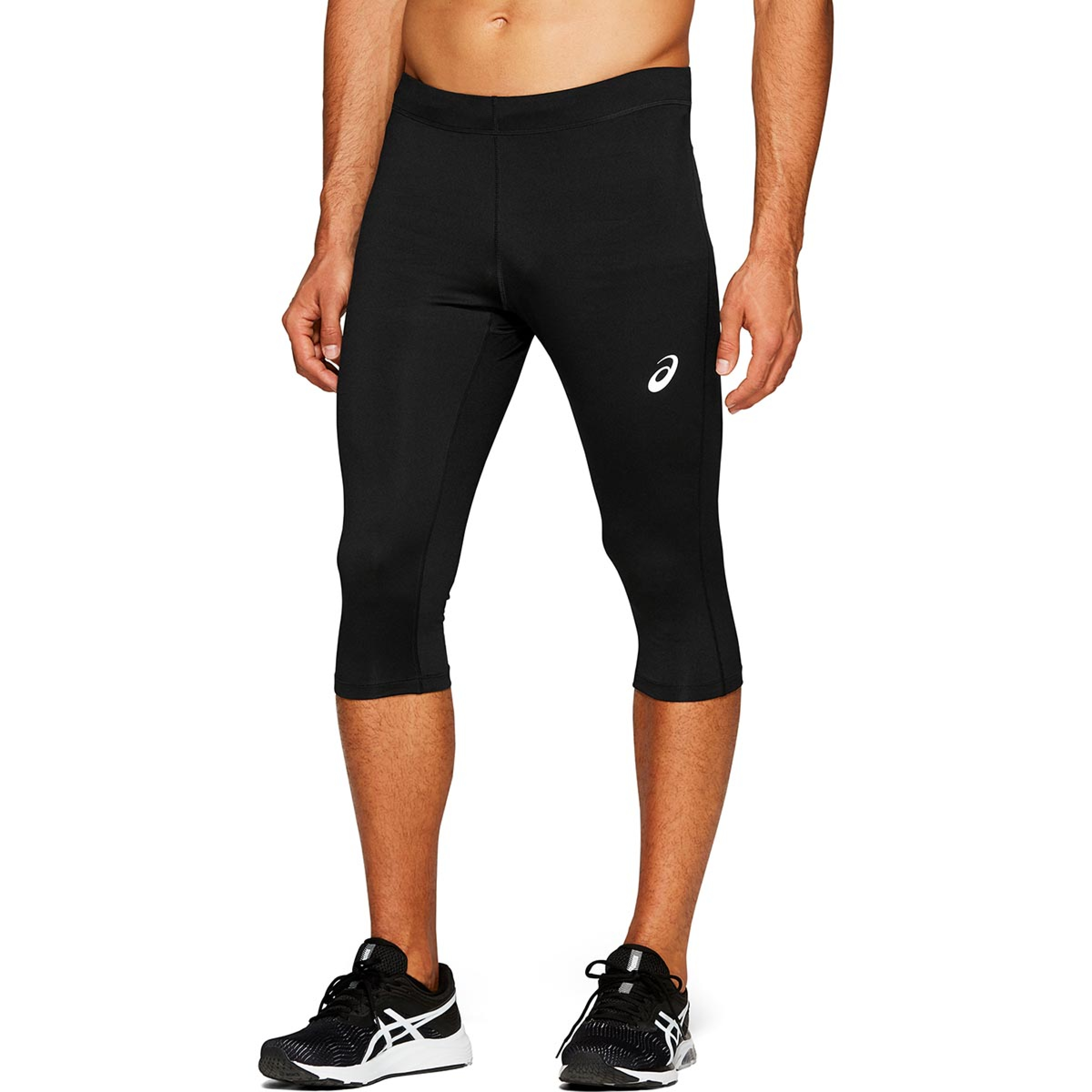 asics silver knee tight