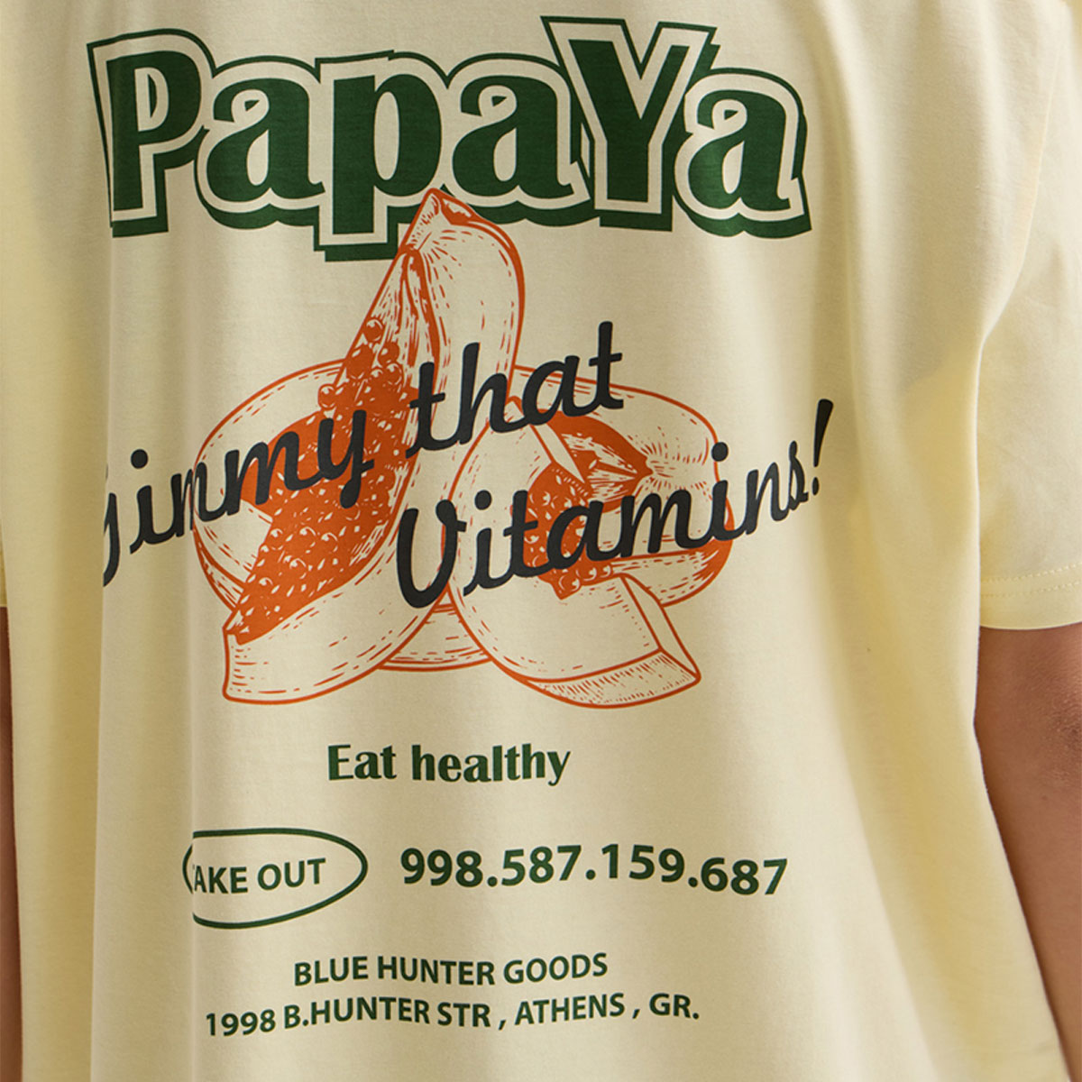 BLUE HUNTER - PAPAYA T-SHIRT