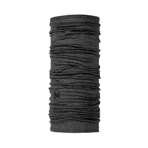 BUFF - MERINO LIGHTWEIGHT NECKWARMER SOLID GREY BUFF - MERINO LIGHTWEIGHT NECKWARMER SOLID GREY