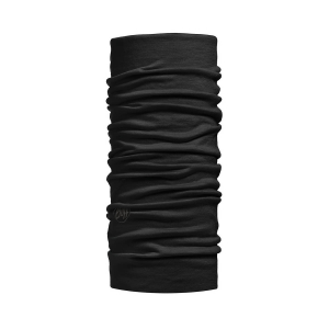 BUFF - MERINO LIGHTWEIGHT NECKWARMER SOLID BLACK BUFF - MERINO LIGHTWEIGHT NECKWARMER SOLID BLACK
