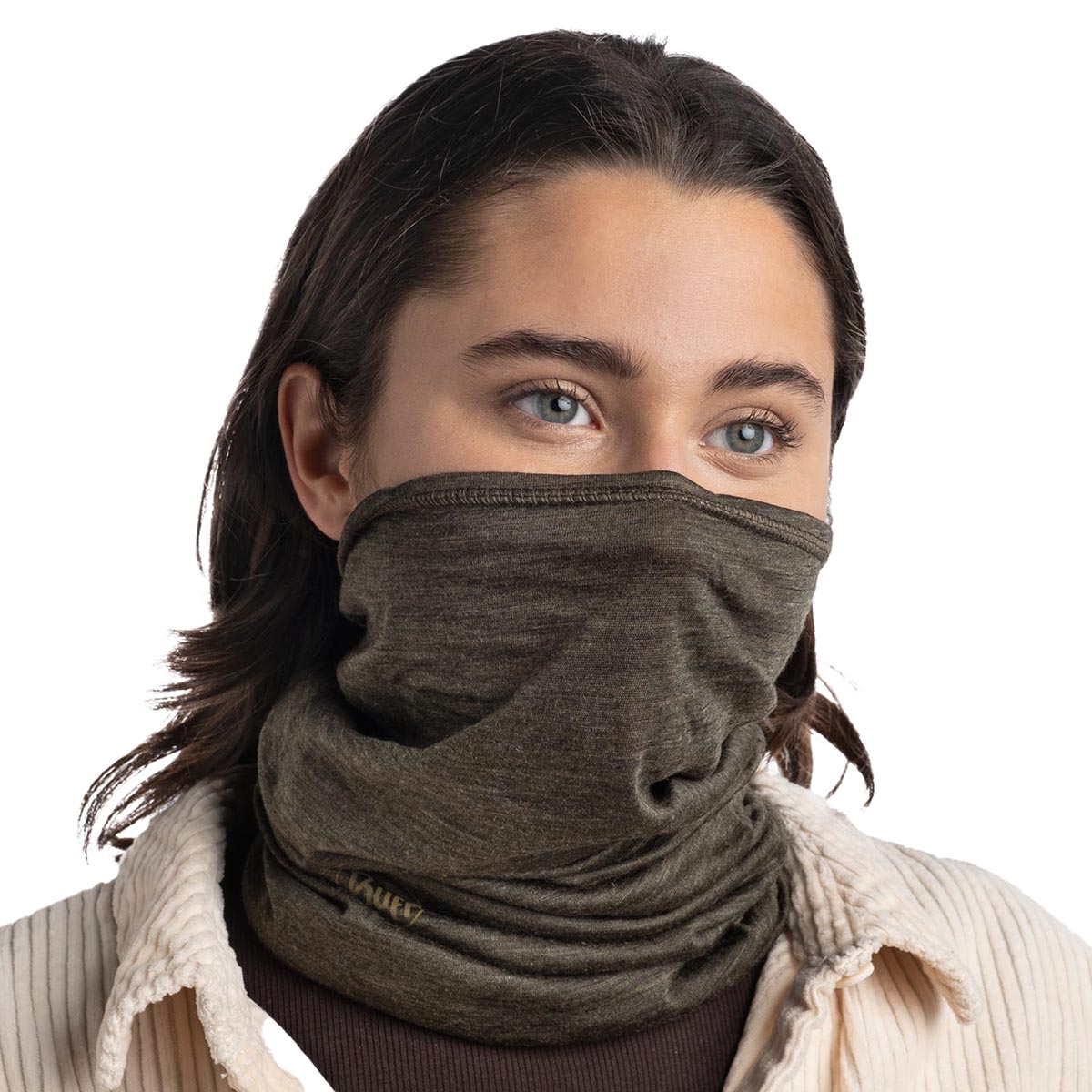 BUFF - LIGHTWEIGHT MERINO WOOL TUBULAR SOLID BARK