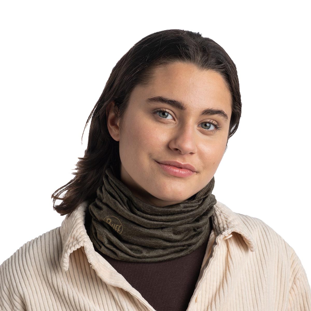 BUFF - LIGHTWEIGHT MERINO WOOL TUBULAR SOLID BARK