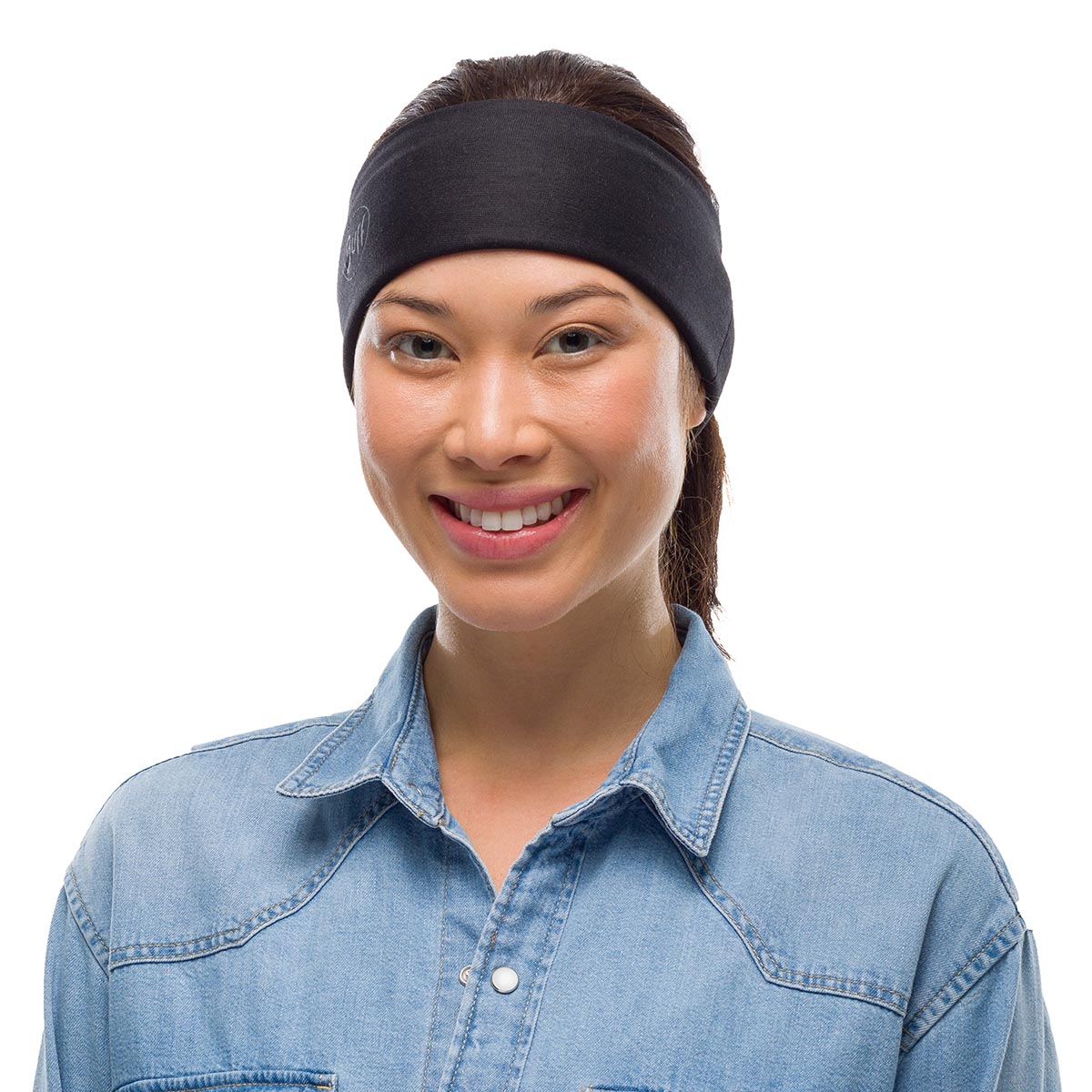 BUFF - ORIGINAL ECOSTRETCH TUBULAR SOLID BLACK BUFF - ORIGINAL ECOSTRETCH TUBULAR SOLID BLACK
