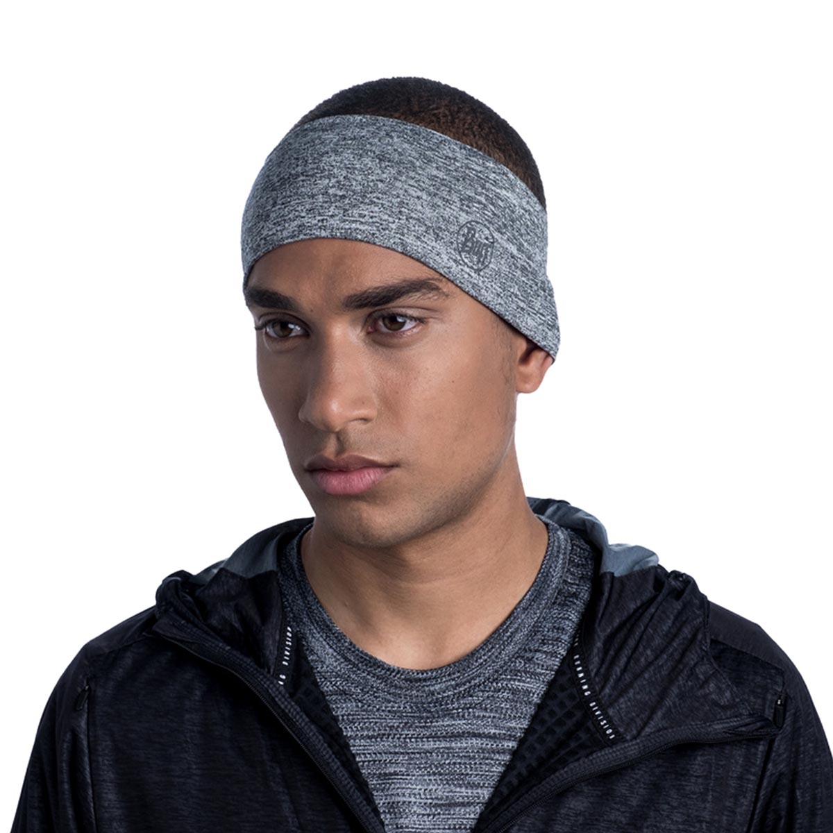 BUFF - DRYFLX HEADBAND SOLID LIGHT GREY