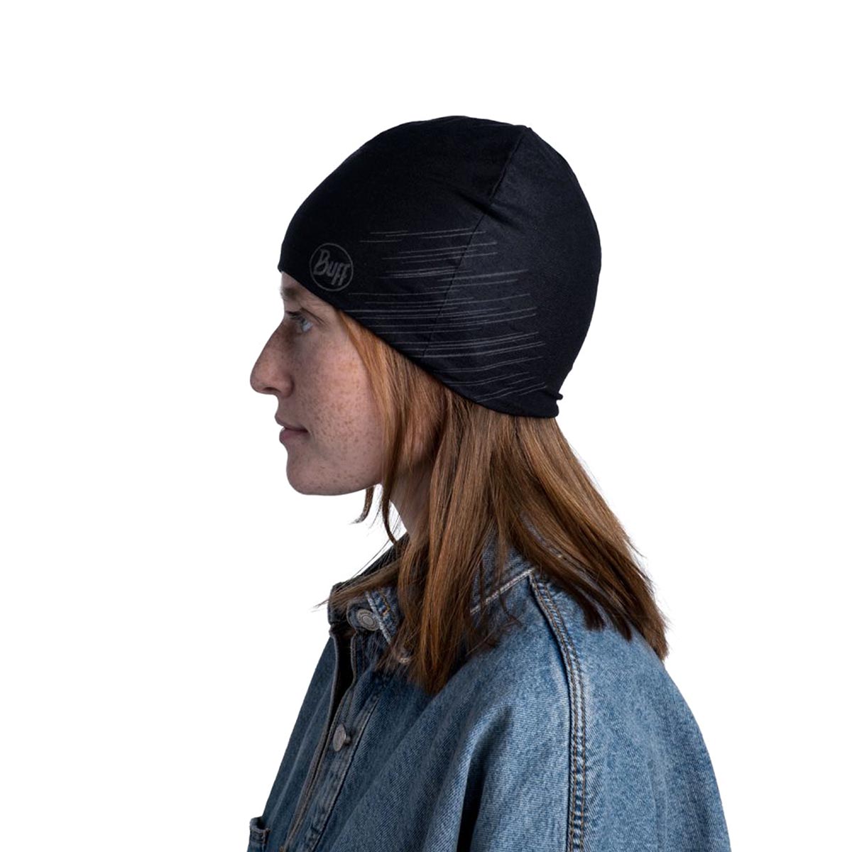 BUFF - ECOSTRETCH BEANIE SOLID BLACK