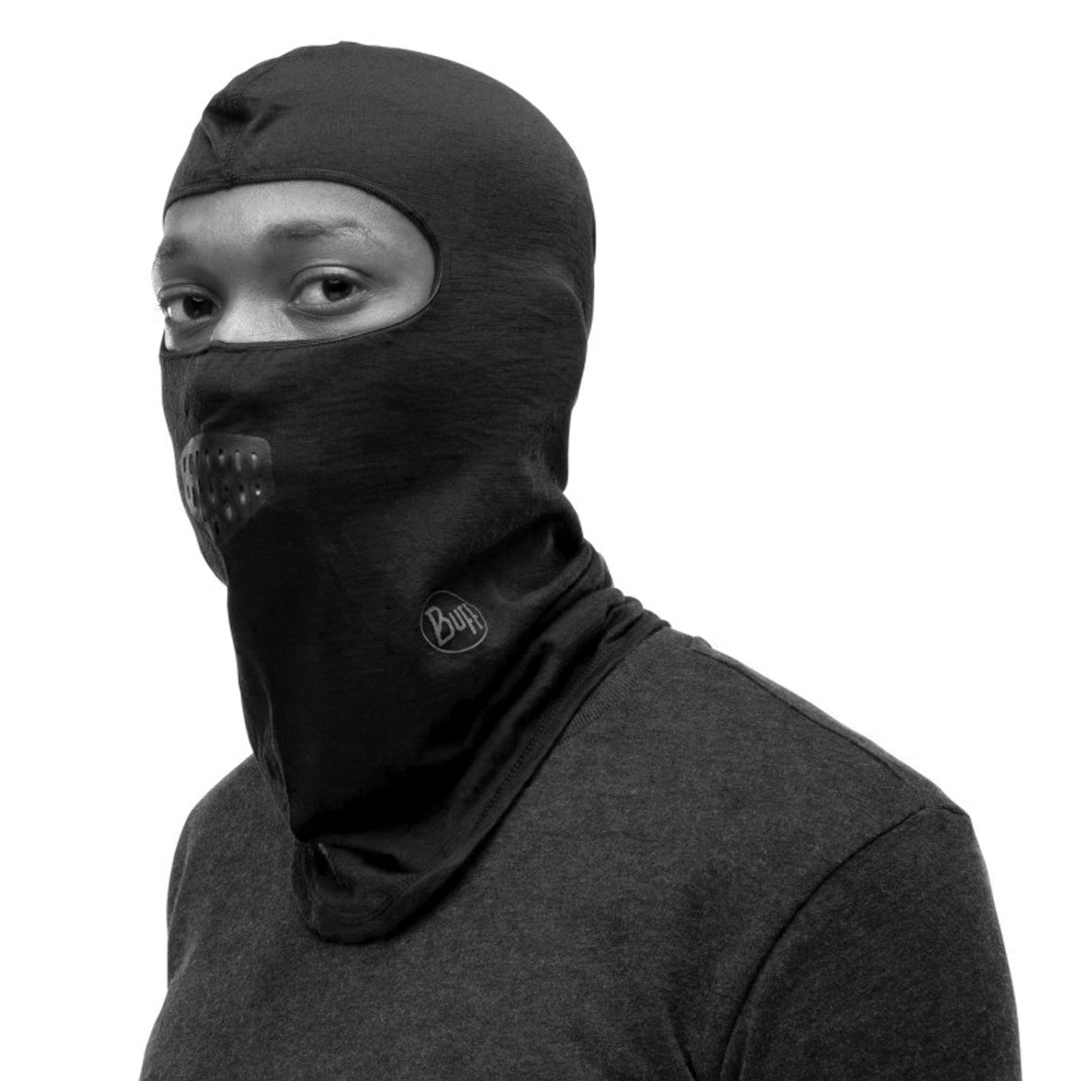 BUFF - MERINO LIGHTWEIGHT BALACLAVA SOLID GREY
