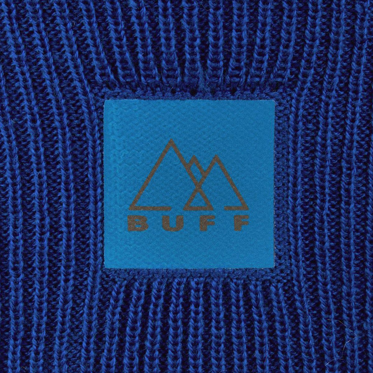 BUFF - KNITTED HAT CROSSKNIT SOLID AZURE BLUE