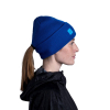 BUFF - KNITTED HAT CROSSKNIT SOLID AZURE BLUE