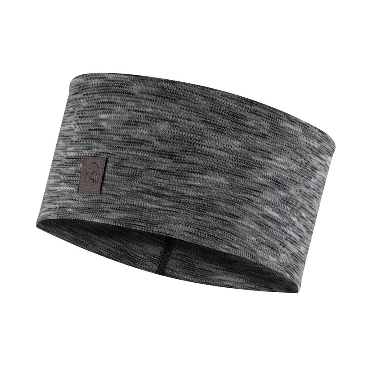 BUFF - MERINO WIDE HEADBAND MULTISTRIPES FOG GREY