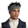 BUFF - MERINO WIDE HEADBAND MULTISTRIPES FOG GREY