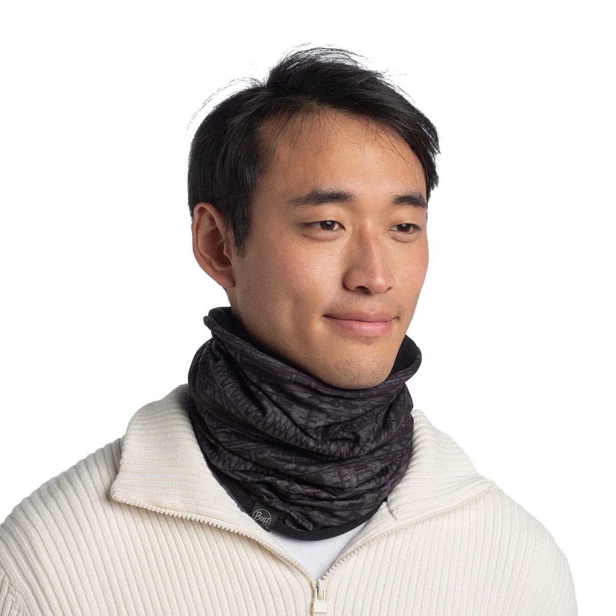 BUFF - REVERSIBLE POLAR NECKWARMER URID BLACK BUFF - REVERSIBLE POLAR NECKWARMER URID BLACK