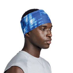 BUFF - COOLNET UV WIDE HEADBAND ATTEL BLUE