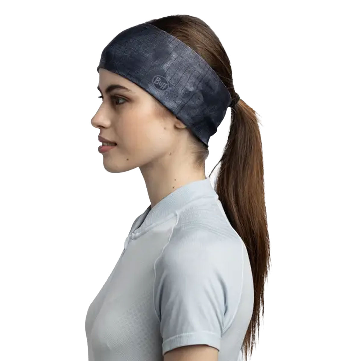BUFF - COOLNET UV WIDE HEADBAND BONSY GRAPHITE