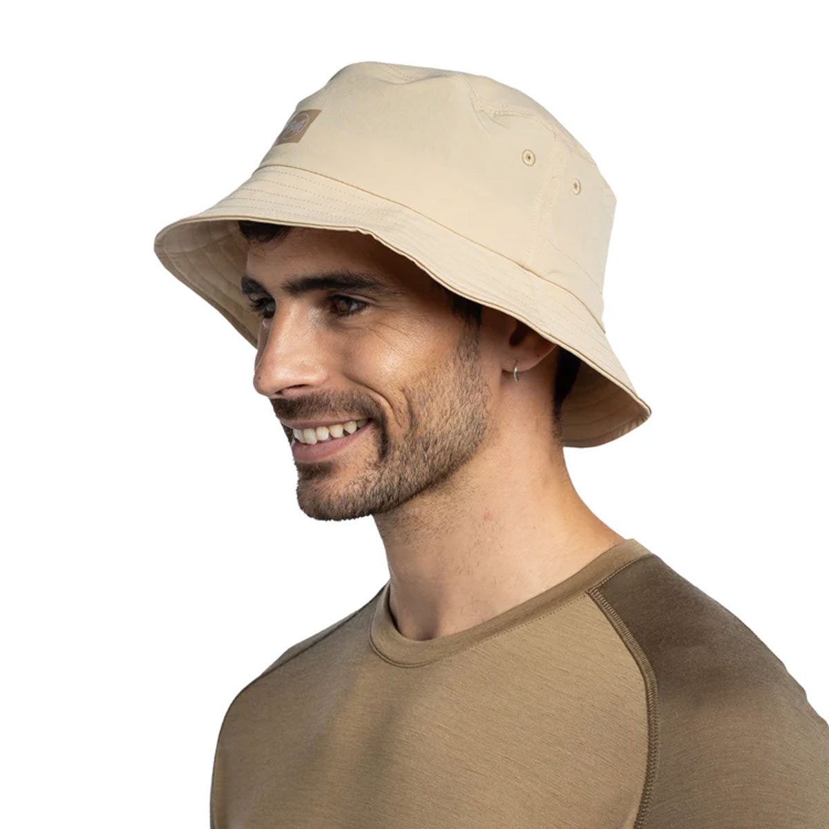BUFF - ADVENTURE BUCKET HAT SOLID SAND