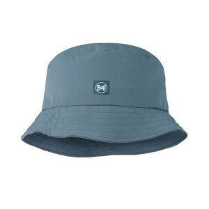 BUFF - ADVENTURE BUCKET HAT SOLID STONE BLUE