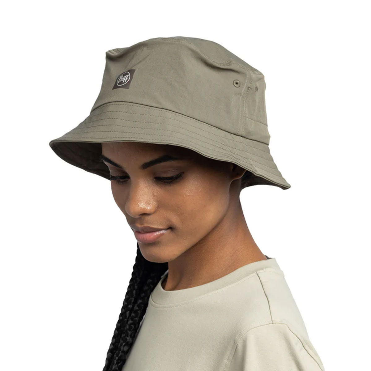 BUFF - ADVENTURE BUCKET HAT SOLID TUNDRA KHAKI