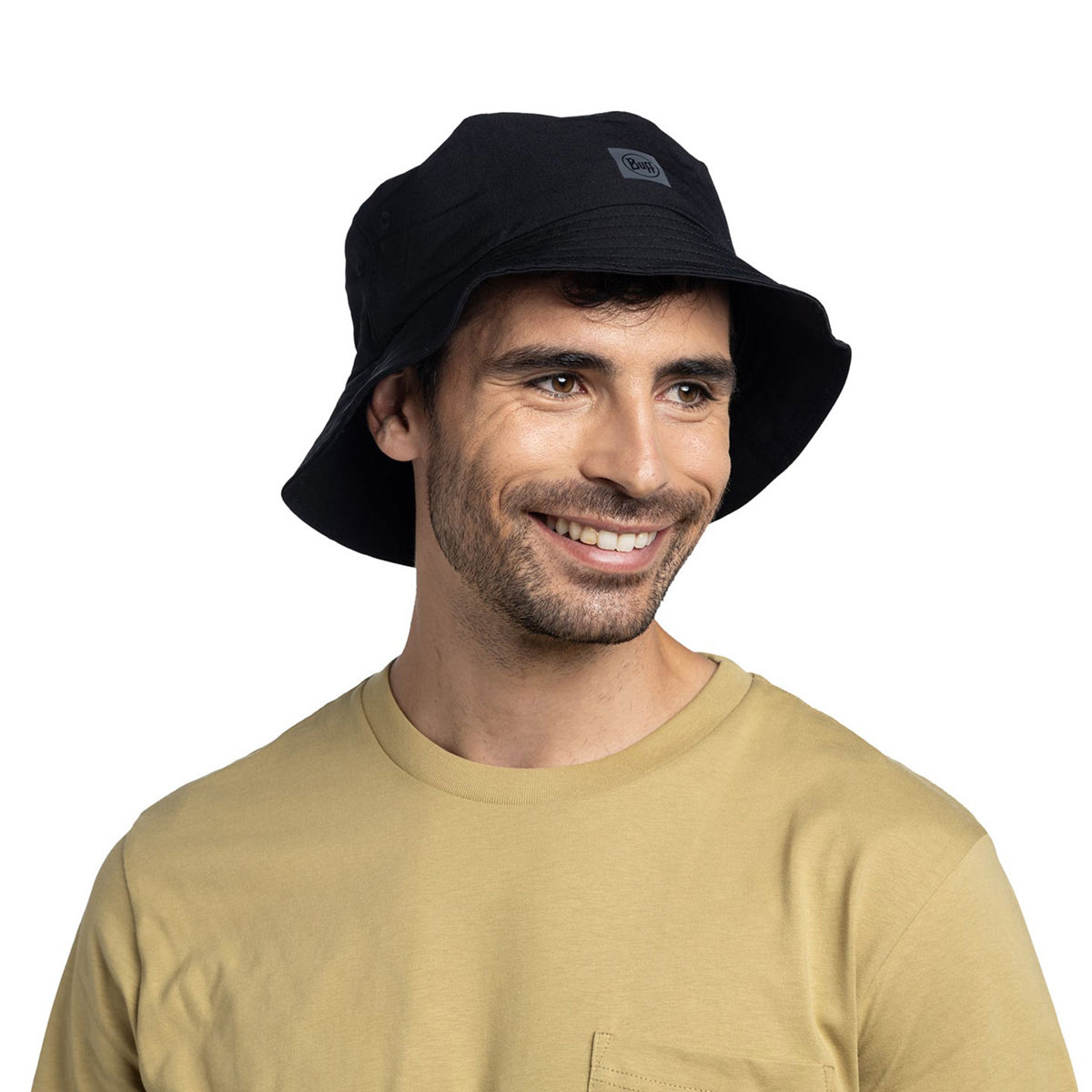 BUFF - ADVENTURE BUCKET HAT SOLID BLACK